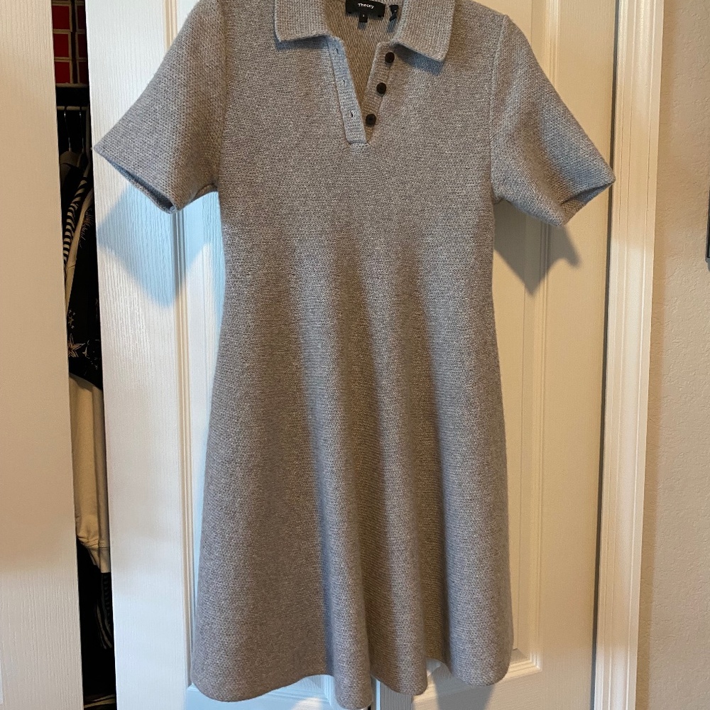 Theory Cashmere/Wool Knit Dress